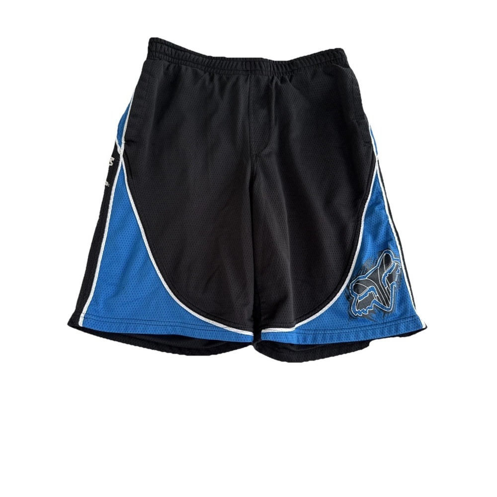 FOX S (28-31) MEN'S MESH BASKETBALL SHORTS IN‎ Black & Blue